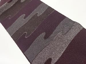 霞模様織出し名古屋帯